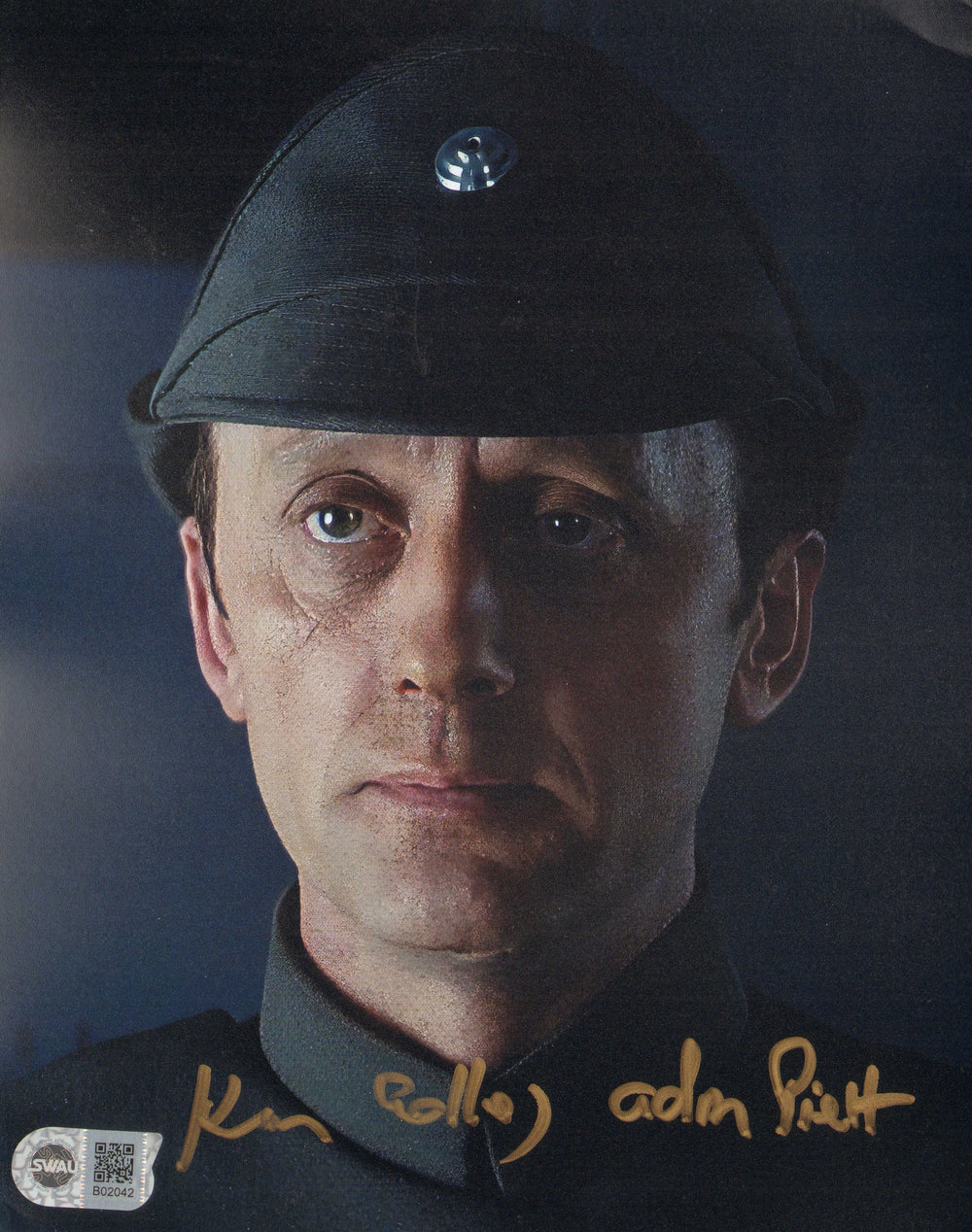 Kenneth Colley as Admiral Piett in Star Wars: Return of the Jedi (SWAU) Signed 8x10 Photo with Character Name