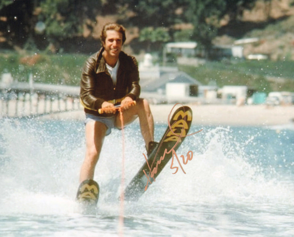 Henry Winkler as Fonzie in Happy Days Signed 8x10 Photo