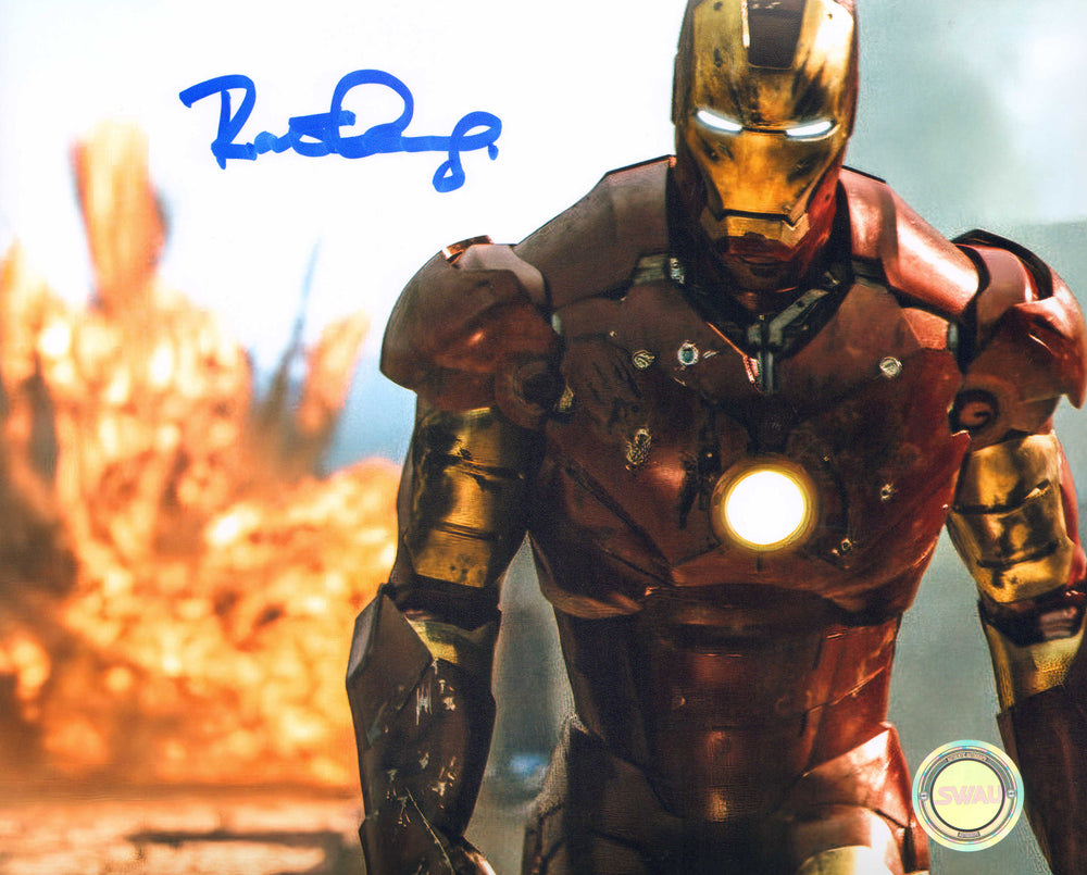 Robert Downey Jr. as Iron Man in Iron Man (SWAU) Signed 8x10 Photo