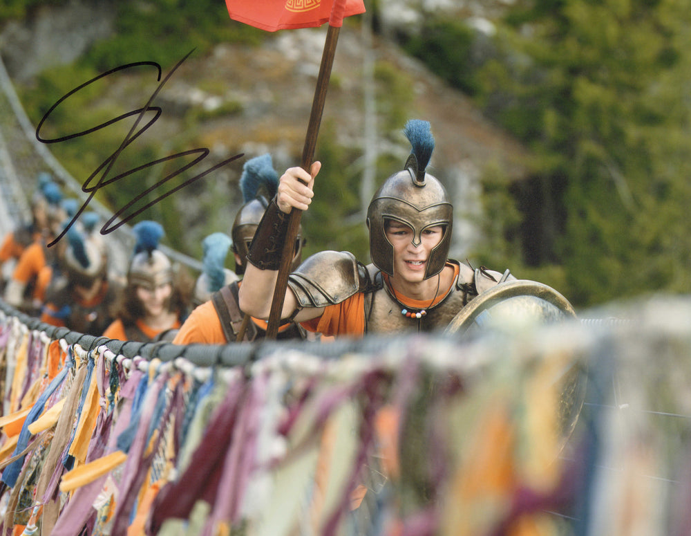 Charlie Bushnell as Luke Castellan in Percy Jackson & the Olympians Signed 11x14 Photo
