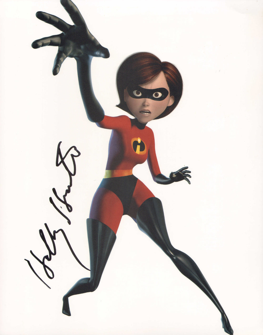 Holly Hunter as Helen Parr in Disney Pixar's The Incredibles Signed 11x14 Photo