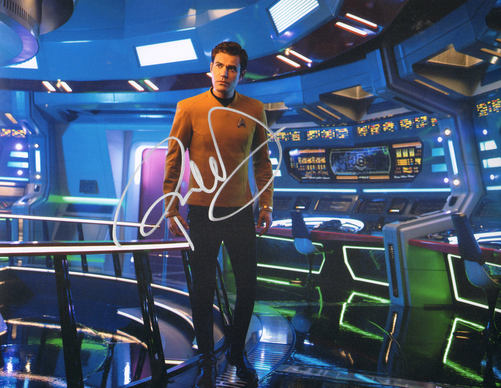 Paul Wesley as Captain James T. Kirk in Star Trek: Strange New Worlds Signed 11x14 Photo