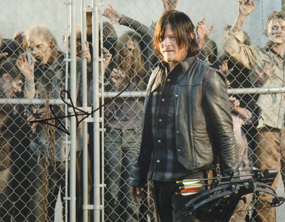 Norman Reedus as Daryl Dixon in The Walking Dead Signed 11x14 Photo