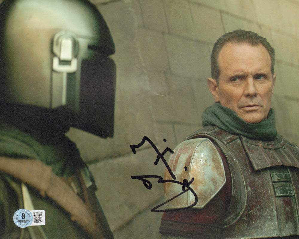 Michael Biehn as Lang in Star Wars: The Mandalorian (Beckett) Signed 8x10 Photo