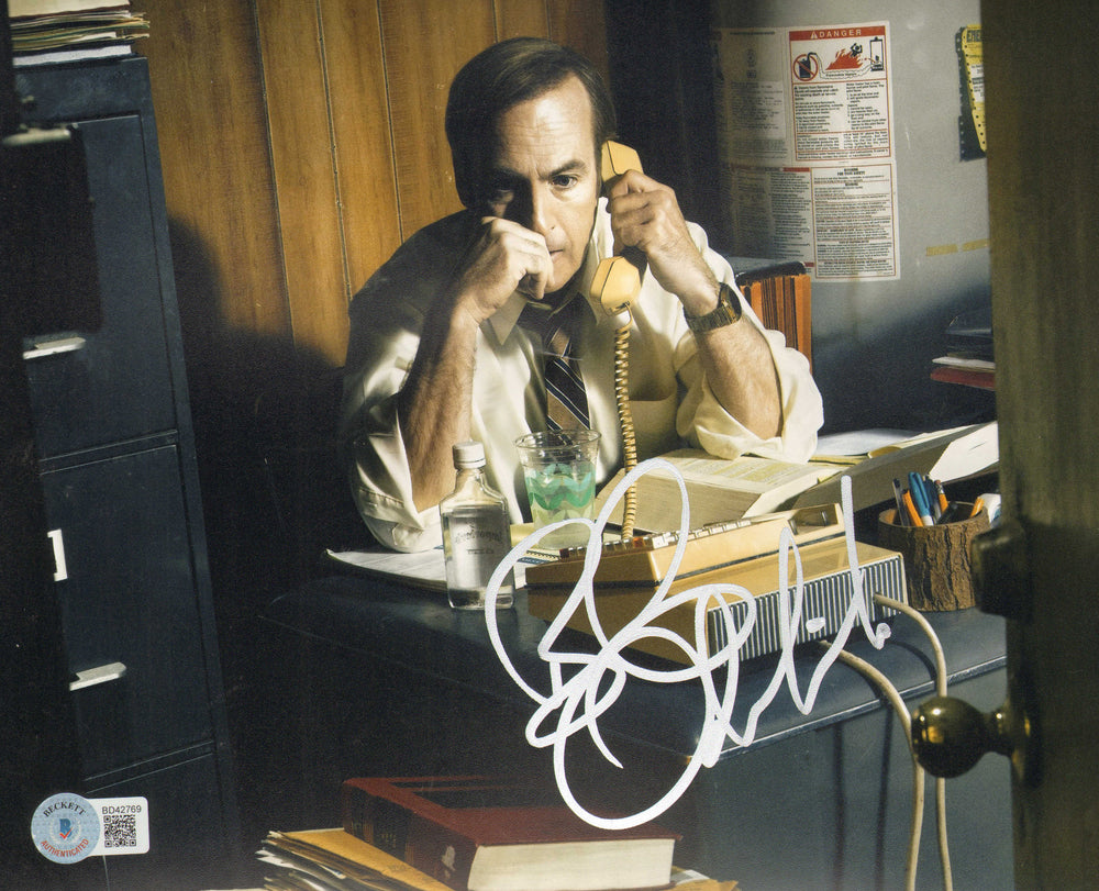 Bob Odenkirk as Saul Goodman In Better Call Saul (Beckett) Signed 8x10 Photo