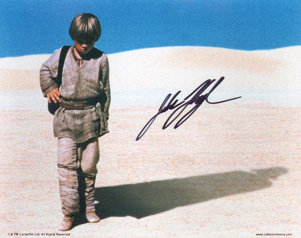 Jake Lloyd as Anakin Skywalker in Star Wars Episode I: The Phantom Menace Signed 8x10 Photo
