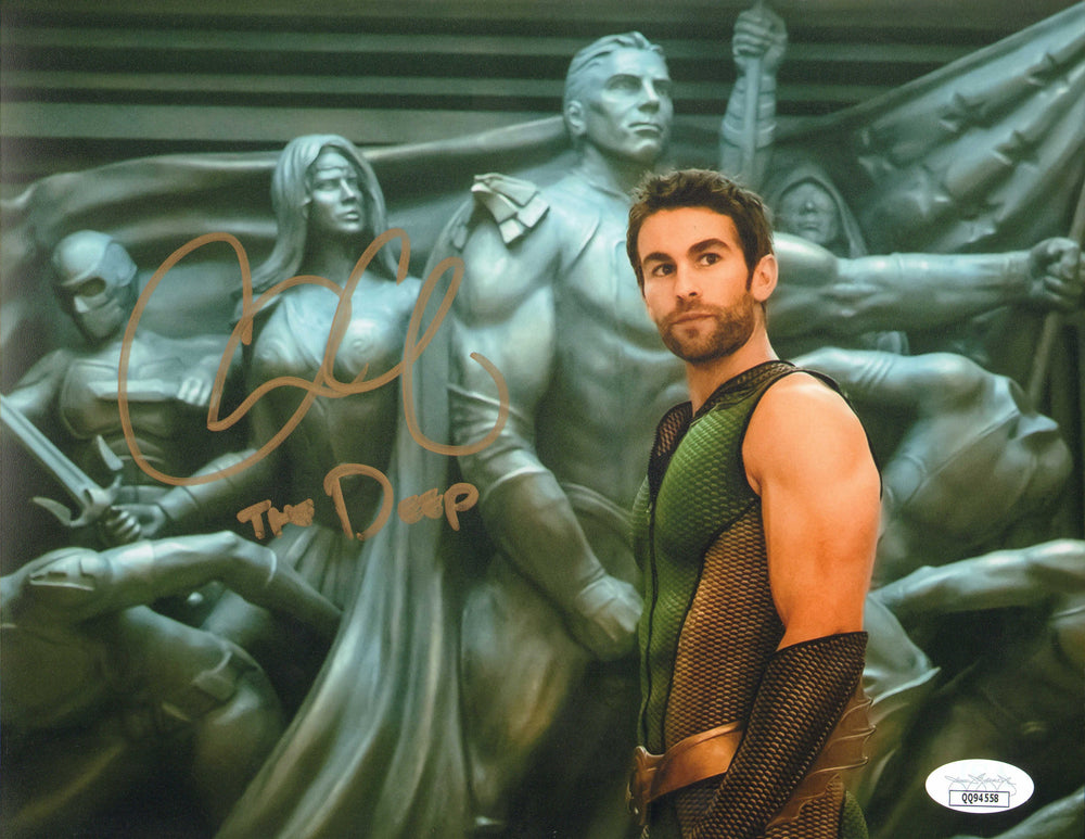 Chace Crawford as The Deep in The Boys (JSA) Signed 8x10 Photo with Character Name