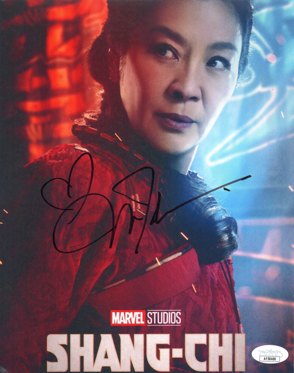 Michelle Yeoh as Ying Nan in Shang-Chi & the Legend of the Ten Rings (JSA) Signed 8x10 Photo