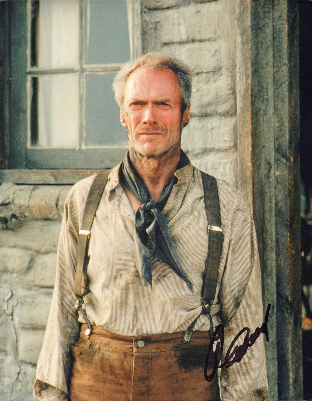 Clint Eastwood as William Munny in Unforgiven (K9) Signed 11x14 Photo