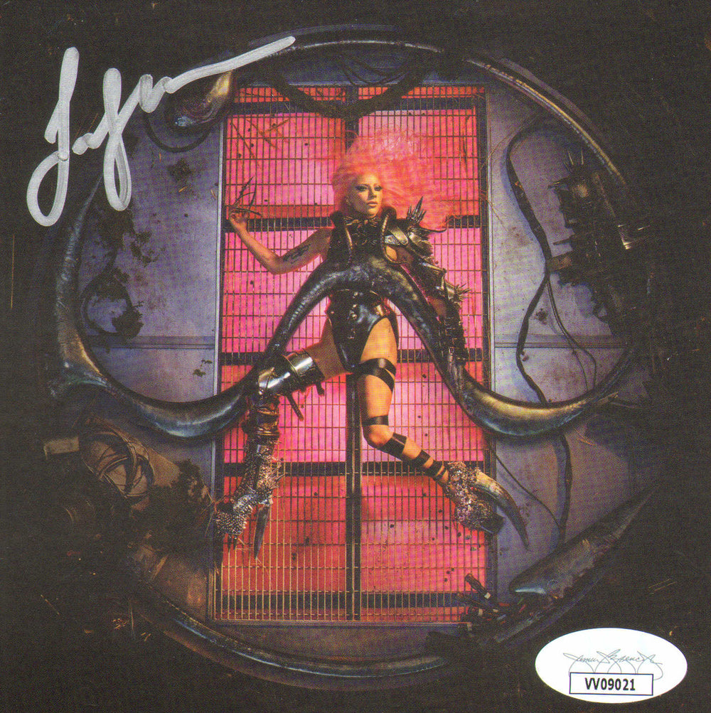 Dawn Of Chromatica CD Album Insert (JSA) Signed by Lady Gaga