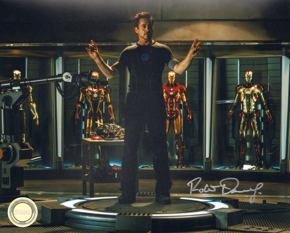 Robert Downey Jr. as Tony Stark / Iron Man in Iron Man 3 (SWAU) Signed 8x10 Photo