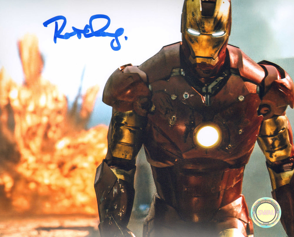 Robert Downey Jr. as Iron Man in Iron Man (SWAU) Signed 8x10 Photo