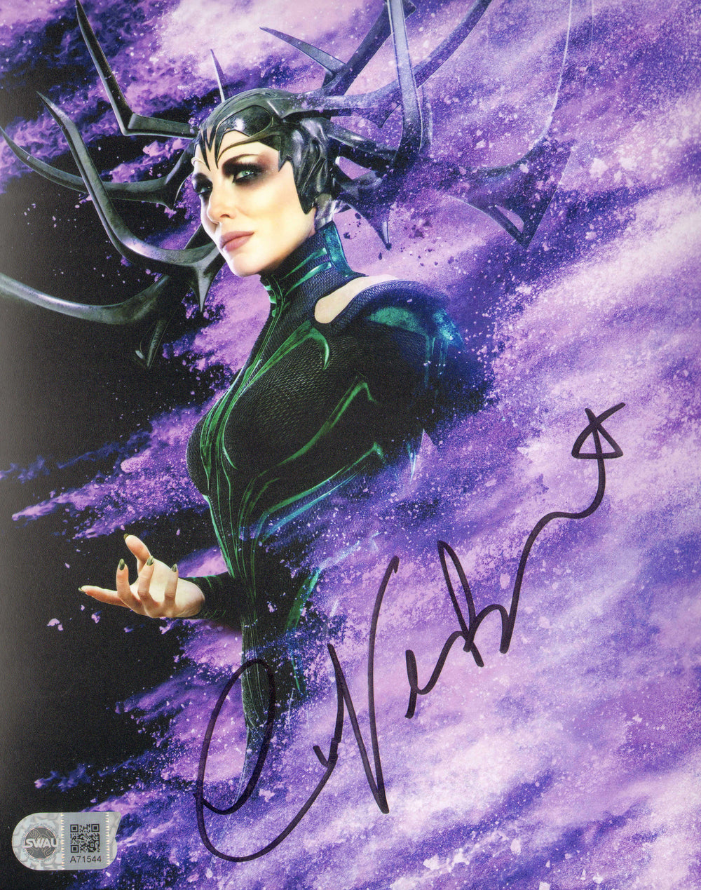 Cate Blanchett as Hela in Thor: Ragnarok (SWAU) Signed 8x10 Photo