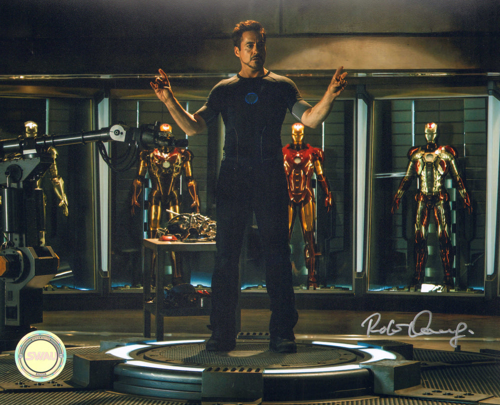 Robert Downey Jr. as Tony Stark / Iron Man in Iron Man 3 (SWAU) Signed 8x10 Photo