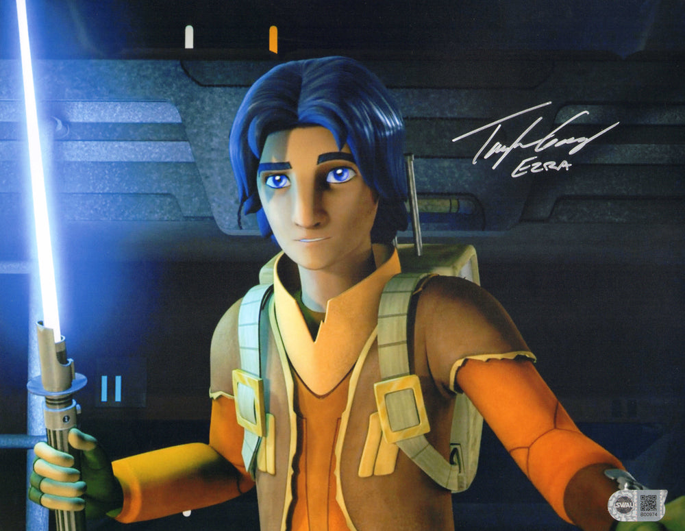 Taylor Gray as Ezra Bridger in Star Wars: Rebels (SWAU) Signed 11x14 Photo with Character Name