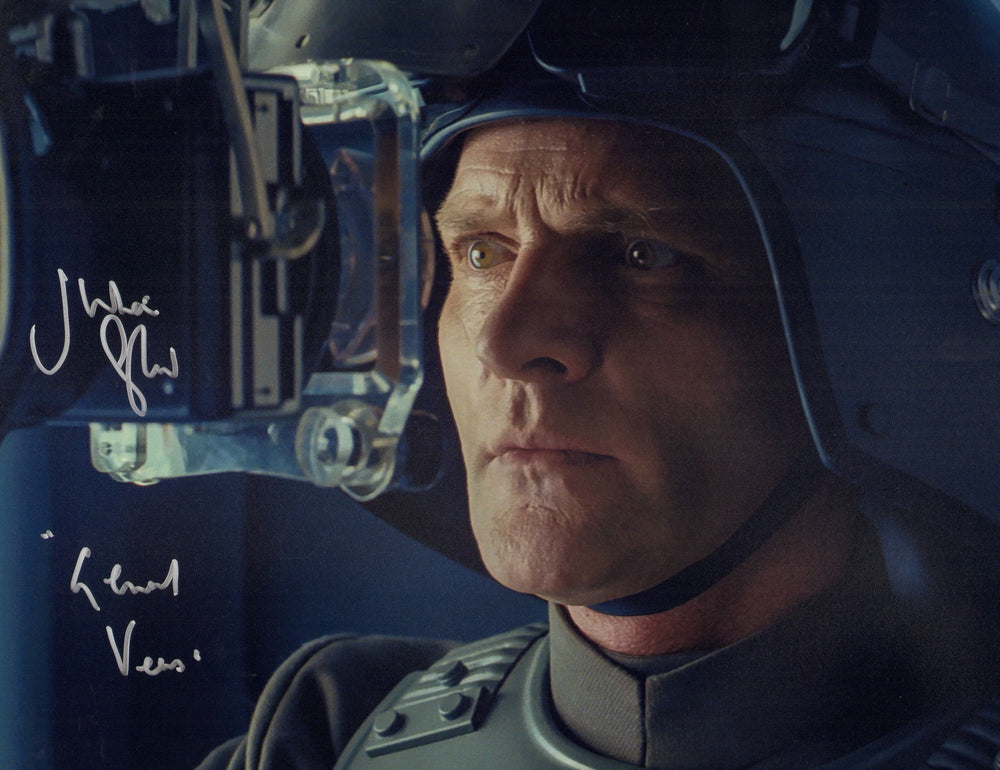 Julian Glover as General Veers in Star Wars: The Empire Strikes Back (SWAU) Signed 11x14 Photo with Character Name