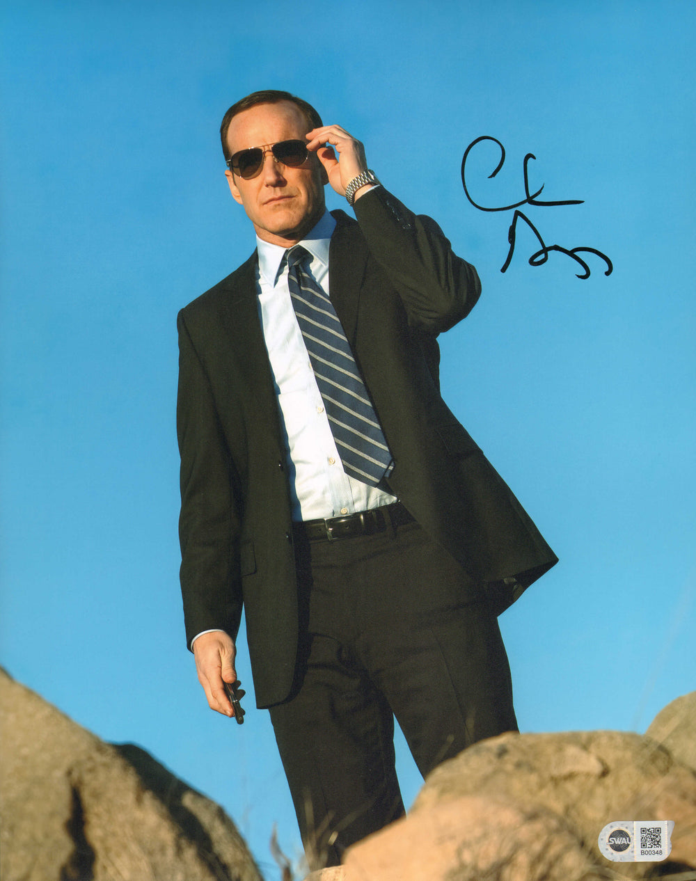 Clark Gregg as Agent Phil Coulson in Iron Man 2 (SWAU) Signed 11x14 Photo