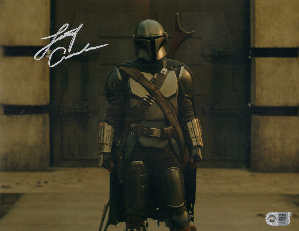 Lateef Crowder as the Mandalorian in Star Wars: The Mandalorian (SWAU) Signed 11x14 Photo