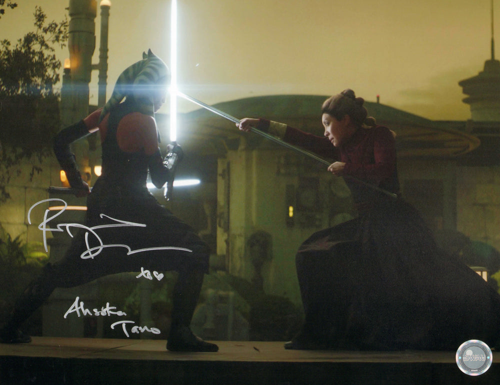 Rosario Dawson as Ahsoka Tano in Star Wars: The Mandalorian (SWAU) Signed 11x14 Photo with Character Name