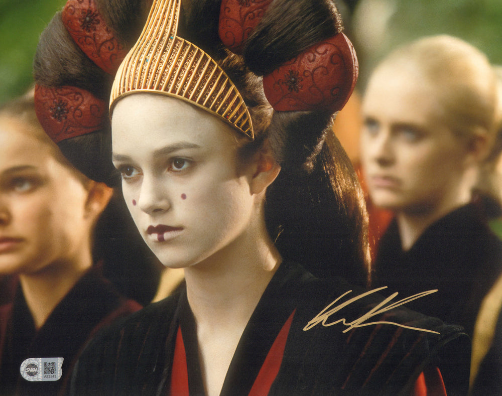 Keira Knightley as Sabe in Star Wars Episode I: The Phantom Menace (SWAU) Signed 11x14 Photo