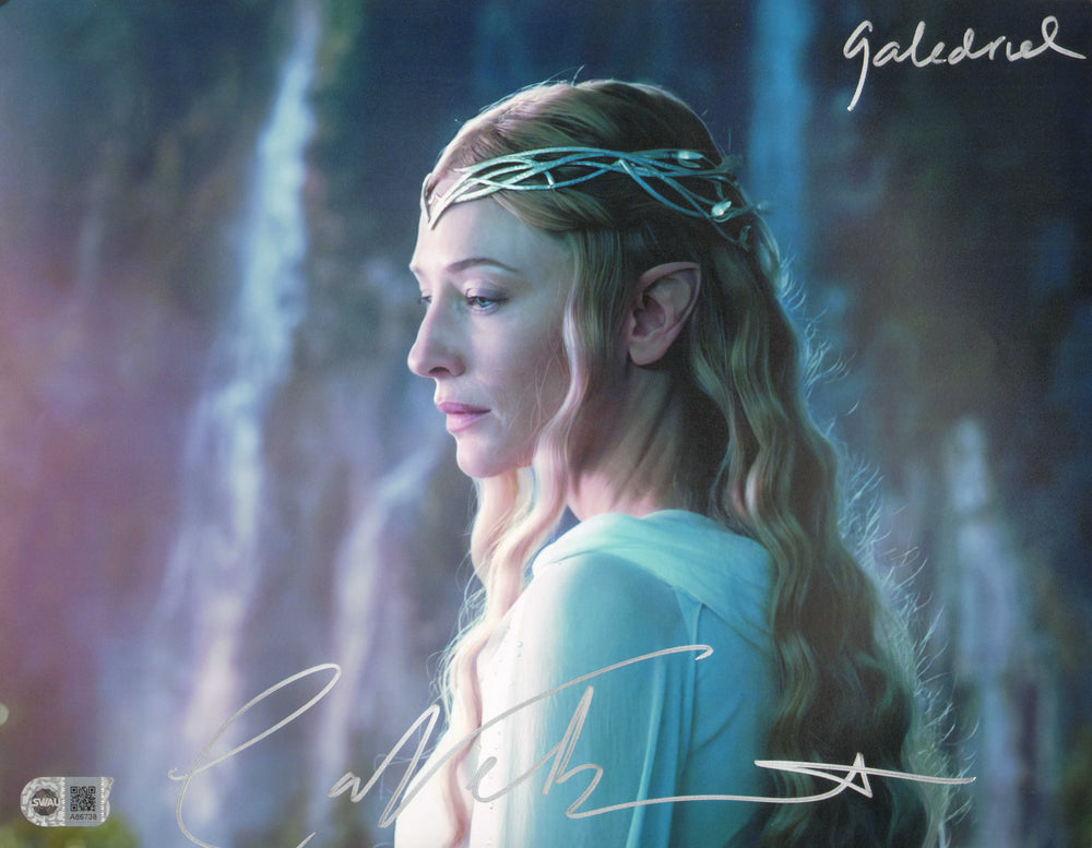 Cate Blanchett as Galadriel in The Hobbit: An Unexpected Journey (SWAU) Signed 11x14 Photo with Character Name