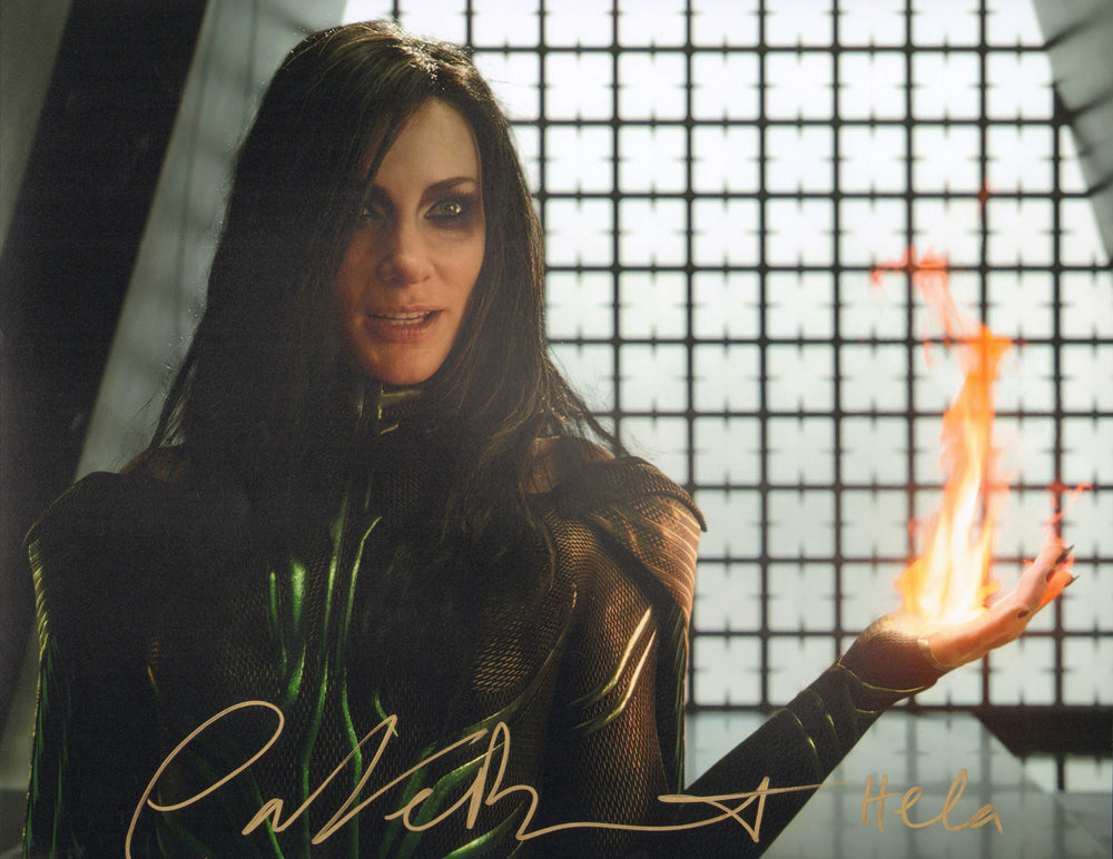 Cate Blanchett as Hela in Thor: Ragnarok (SWAU) Signed 11x14 Photo