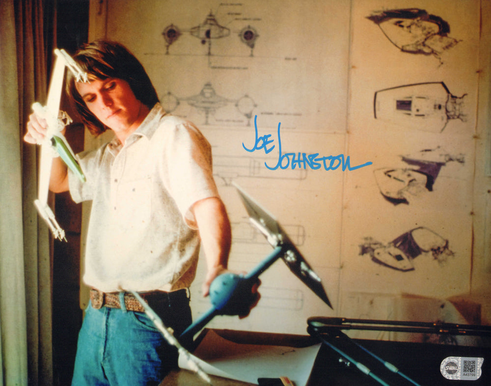 Joe Johnston Behind the Scenes of Star Wars (SWAU) Signed 11x14 Photo