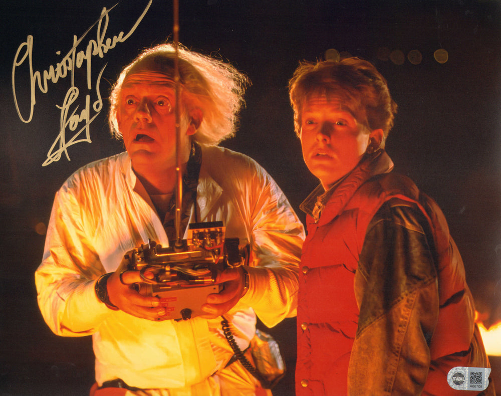 Christopher Lloyd as Doc Brown in Back to the Future (SWAU) Signed 11x14 Photo