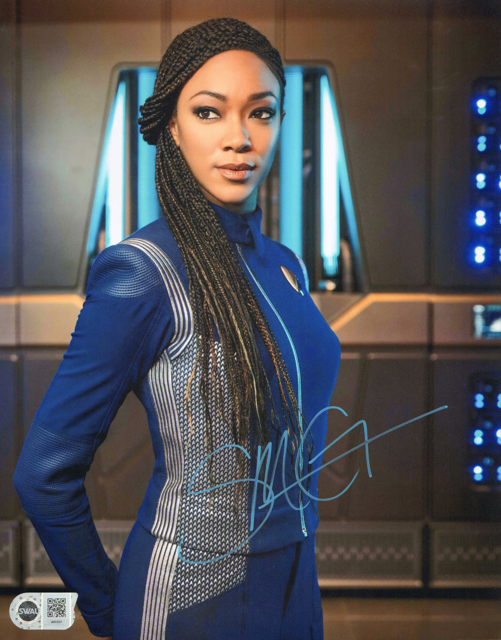 Sonequa Martin-Green as Micahel Burnham in Stark Trek: Discovery (SWAU) Signed 11x14 Photo