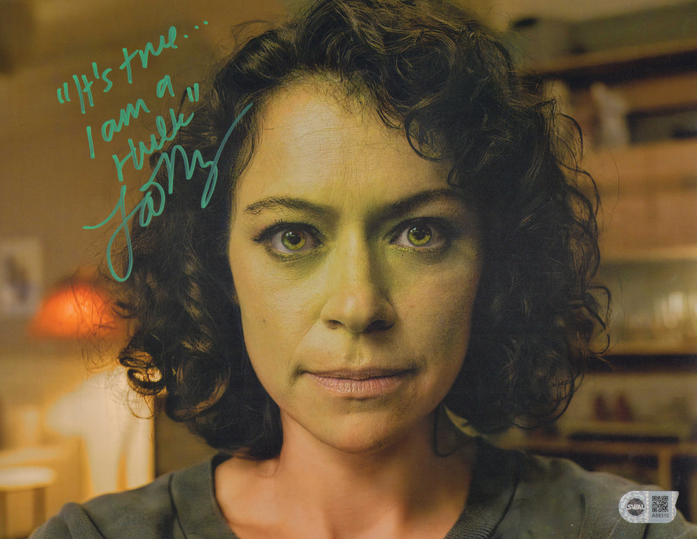 Tatiana Maslany as Jennifer Walters in She-Hulk: Attorney at Law (SWAU) Signed 11x14 Photo with Quote