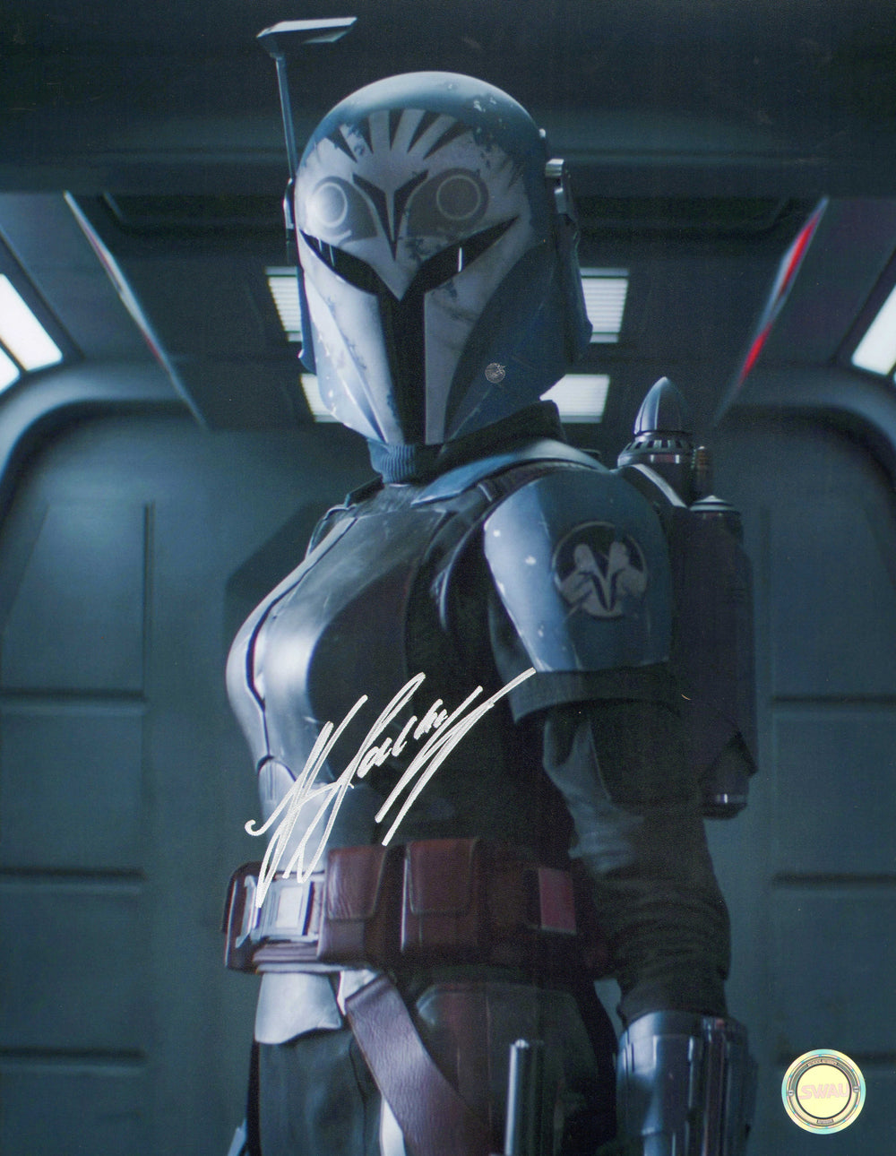 Katee Sackhoff as Bo-Katan in Star Wars: The Mandalorian (SWAU) Signed 11x14 Photo