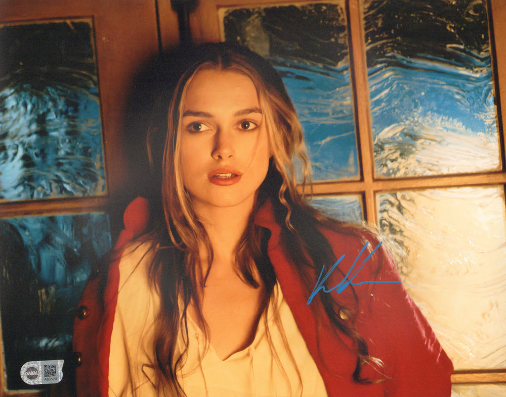 Keira Knightley as Elizabeth Swann in Pirates of the Caribbean: The Curse of the Black Pearl (SWAU) Signed 11x14 Photo