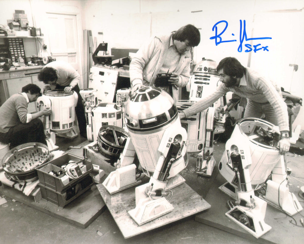 Brian Johnson SFX Artist for Star Wars Signed 8x10 Photo