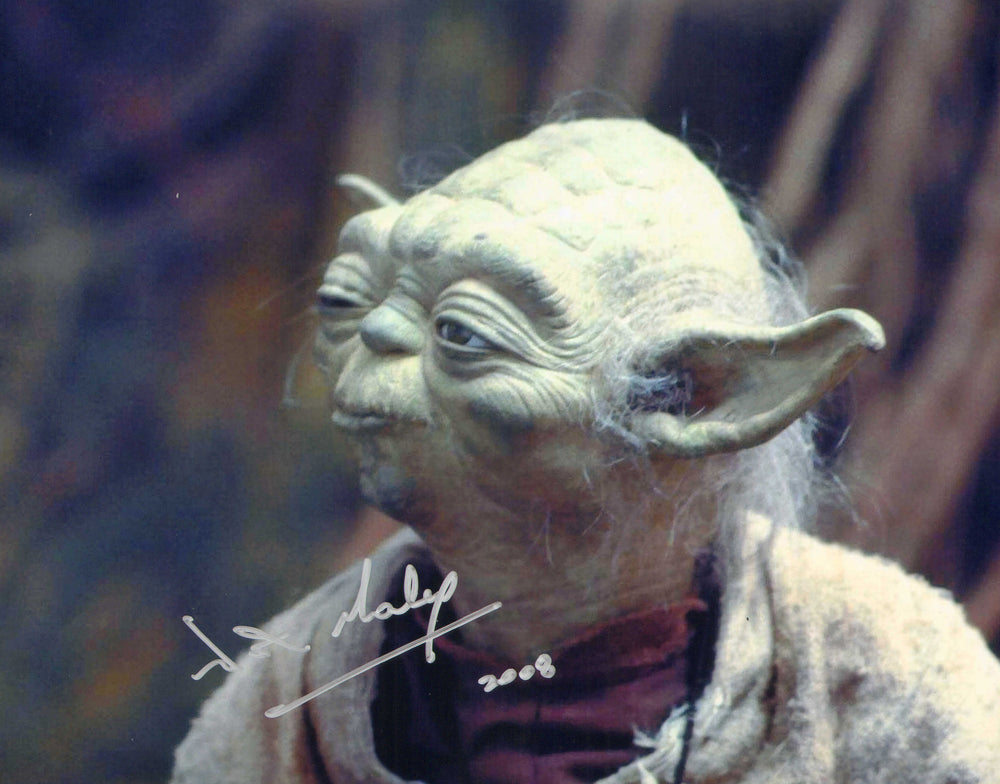 Nick Maley Make-up Artist for Yoda in Star Wars: Empire Strikes Back Signed 8x10 Photo