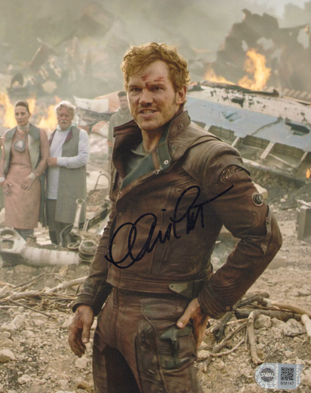 Chris Pratt as Star-Lord in Guardians of the Galaxy (SWAU) Signed 8x10 Photo