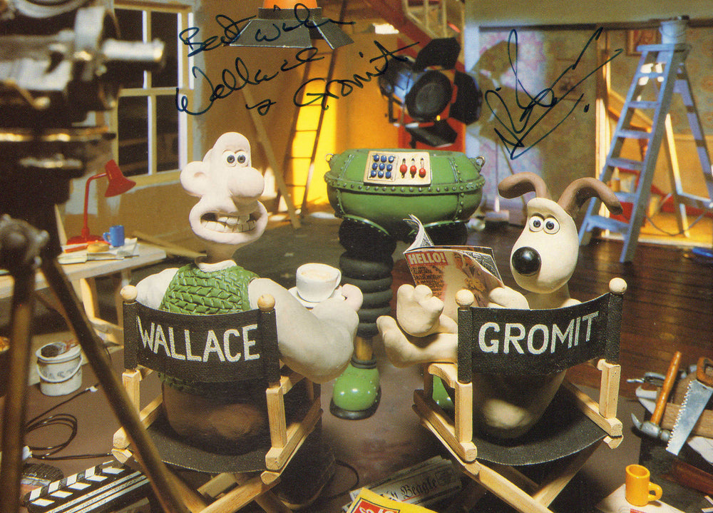 Nick Park Creator of Wallace & Gromit (SWAU) Signed 5x7 Photo