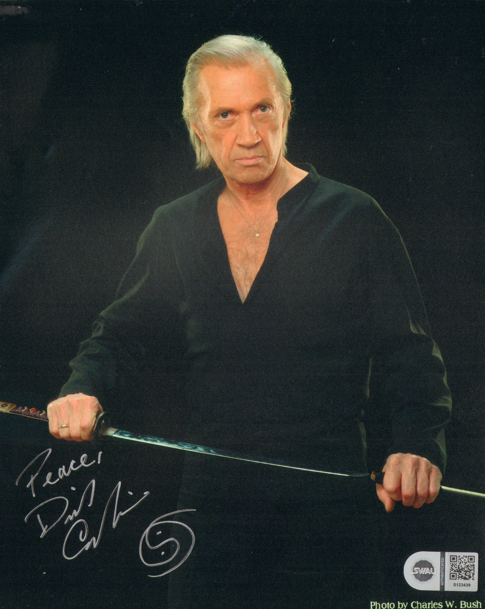 David Carradine as Bill in Kill Bill (SWAU) Signed 8x10 Photo