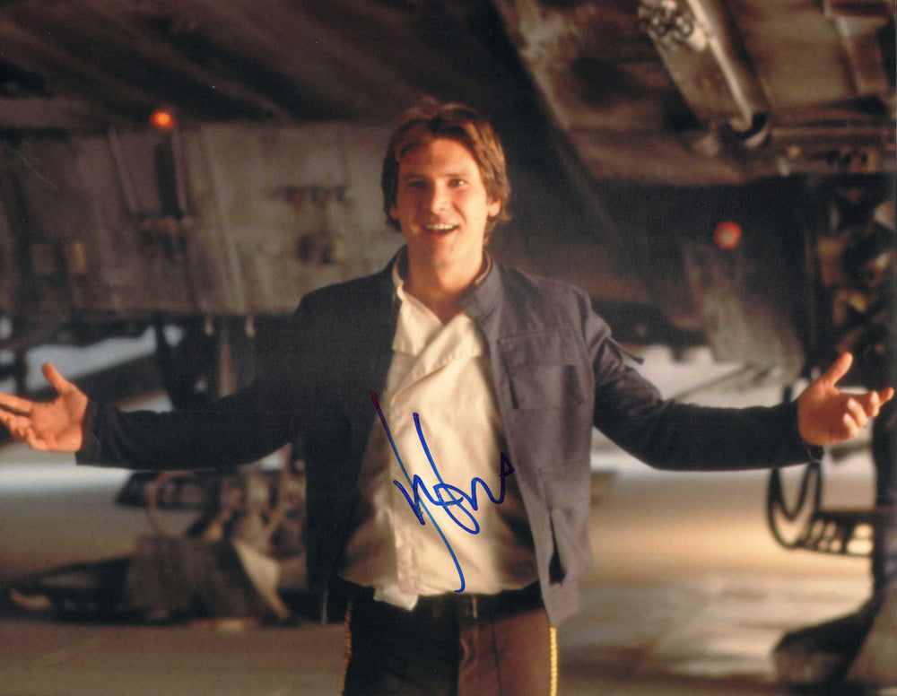 Harrison Ford as Han Solo in Star Wars: The Empire Strikes Back Signed 11x14 Photo