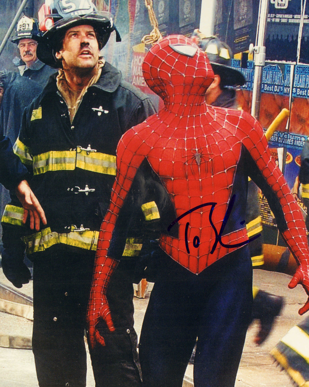 Toby Maguire as Peter Parker / Spider-Man in Spider-Man Signed 8x10 Photo