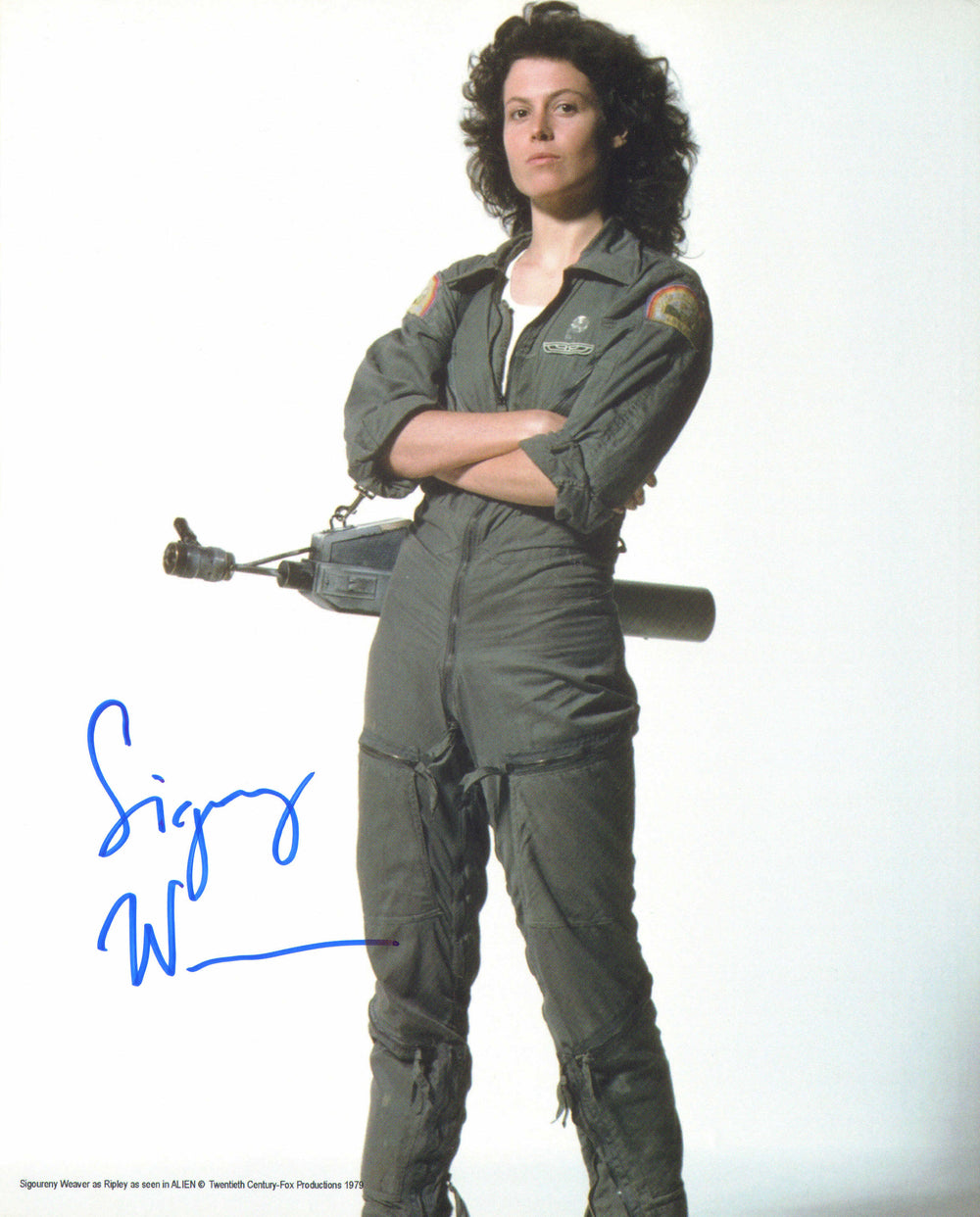 Sigourney Weaver as Ripley in Alien (Coolwaters) Signed 8x10 Photo