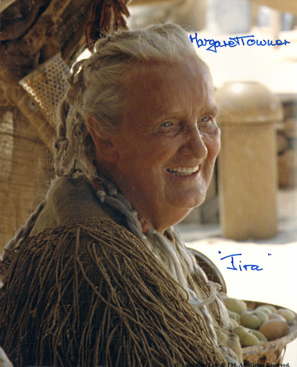 Margaret Towner as Jira from Star Wars Episode I: The Phantom Menace Signed 8x10 Photo with Character Name