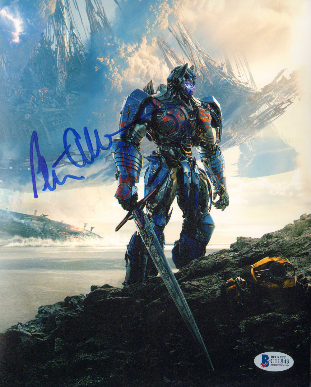Peter Cullen as Optimus Prime in Transformers: The Last Knight (Beckett) Signed 8x10 Photo