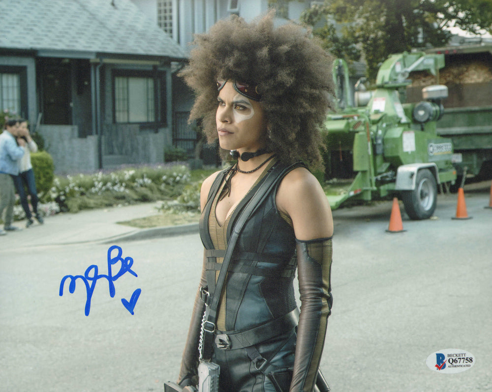 Zazie Beetz as Domino in Deadpool 2 (Beckett) Signed 8x10 Photo