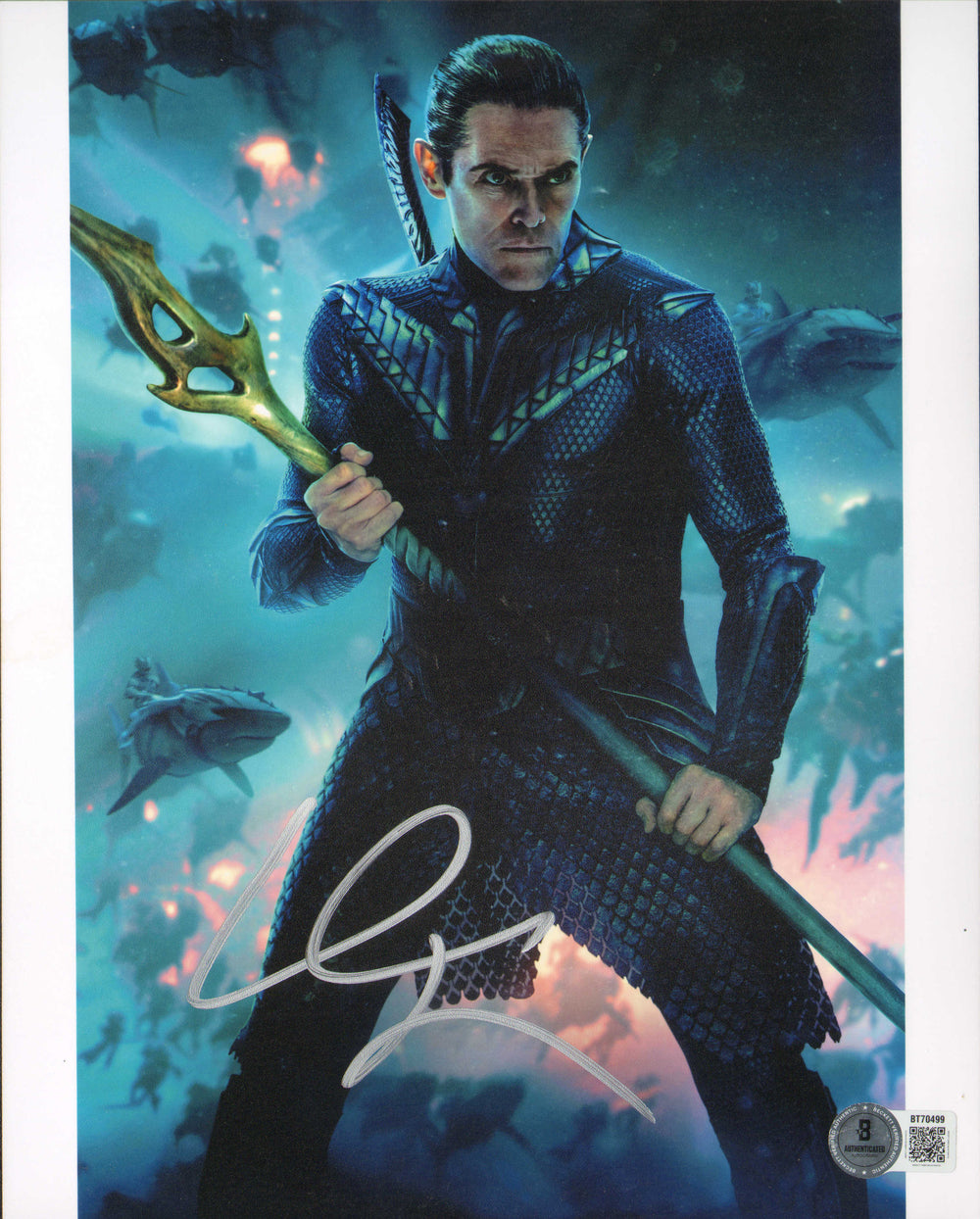 Willem Dafoe as Nuidis Vulko in Aquaman (Beckett) Signed 8x10 Photo
