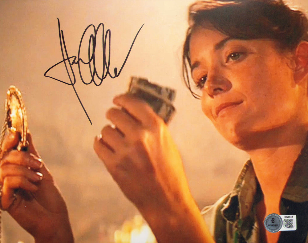 Karen Allen as Marion Ravenwood in Indiana Jones: Raiders of the Lost Ark (Beckett) Signed 8x10 Photo