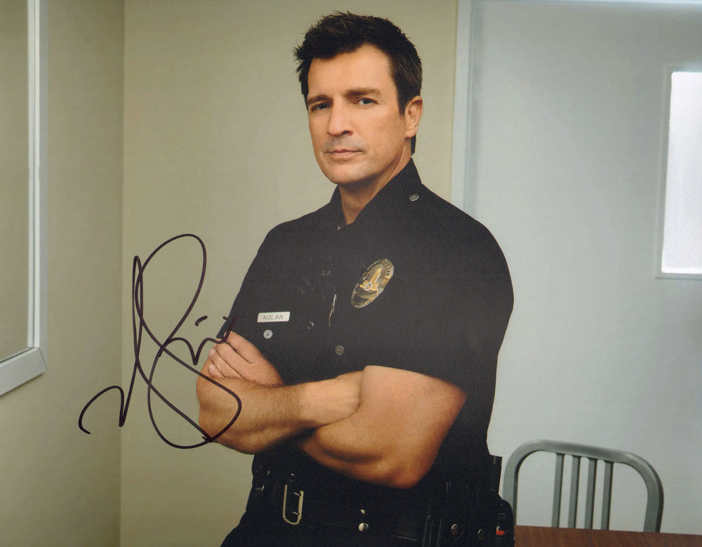 Nathan Fillion as John Nolan in The Rookie Signed 11x14 Photo