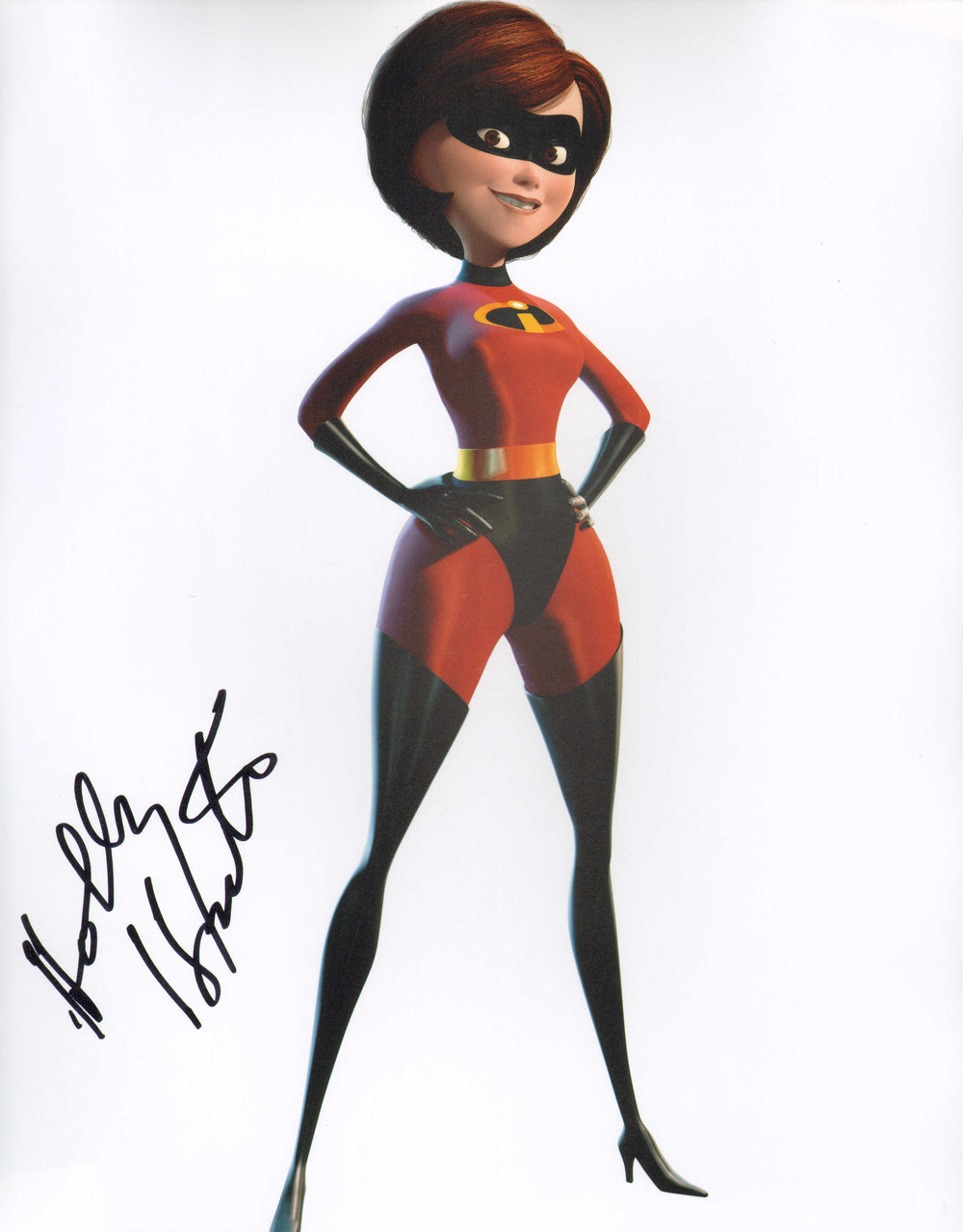 Holly Hunter as Helen Parr in Disney Pixar's The Incredibles Signed 11x14 Photo