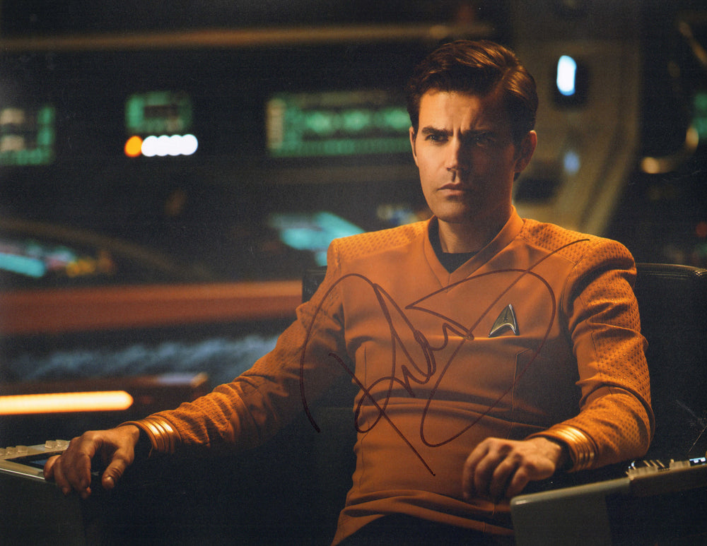 Paul Wesley as Captain James T. Kirk in Star Trek: Strange New Worlds Signed 11x14 Photo
