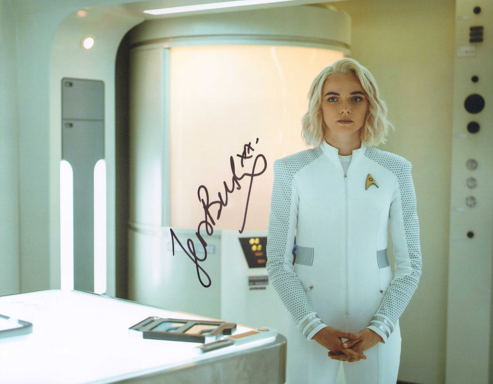 Jess Bush as Nurse Christine Chapel in Star Trek: Strange New Worlds Signed 11x14 Photo