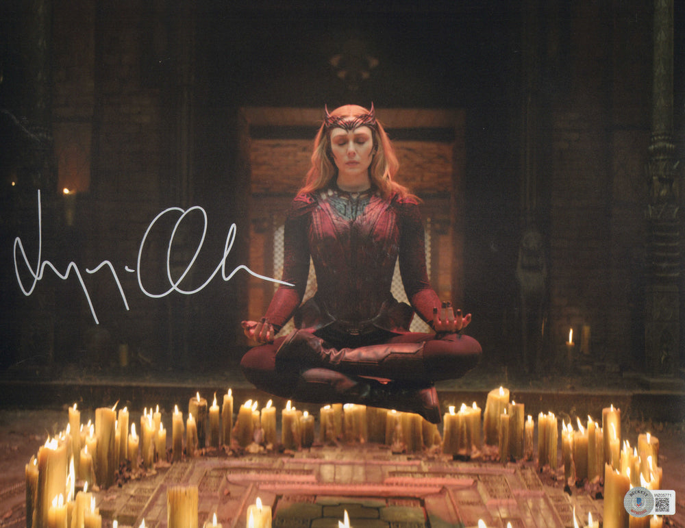 Elizabeth Olsen as Wanda Maximoff in Doctor Strange in the Multiverse of Madness (Beckett) Signed 11x14 Photo